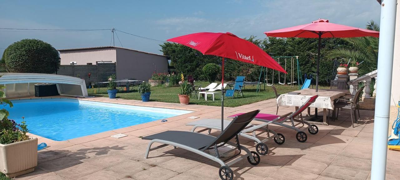 Charmante Maison Avec Piscine Anneyron Esterno foto