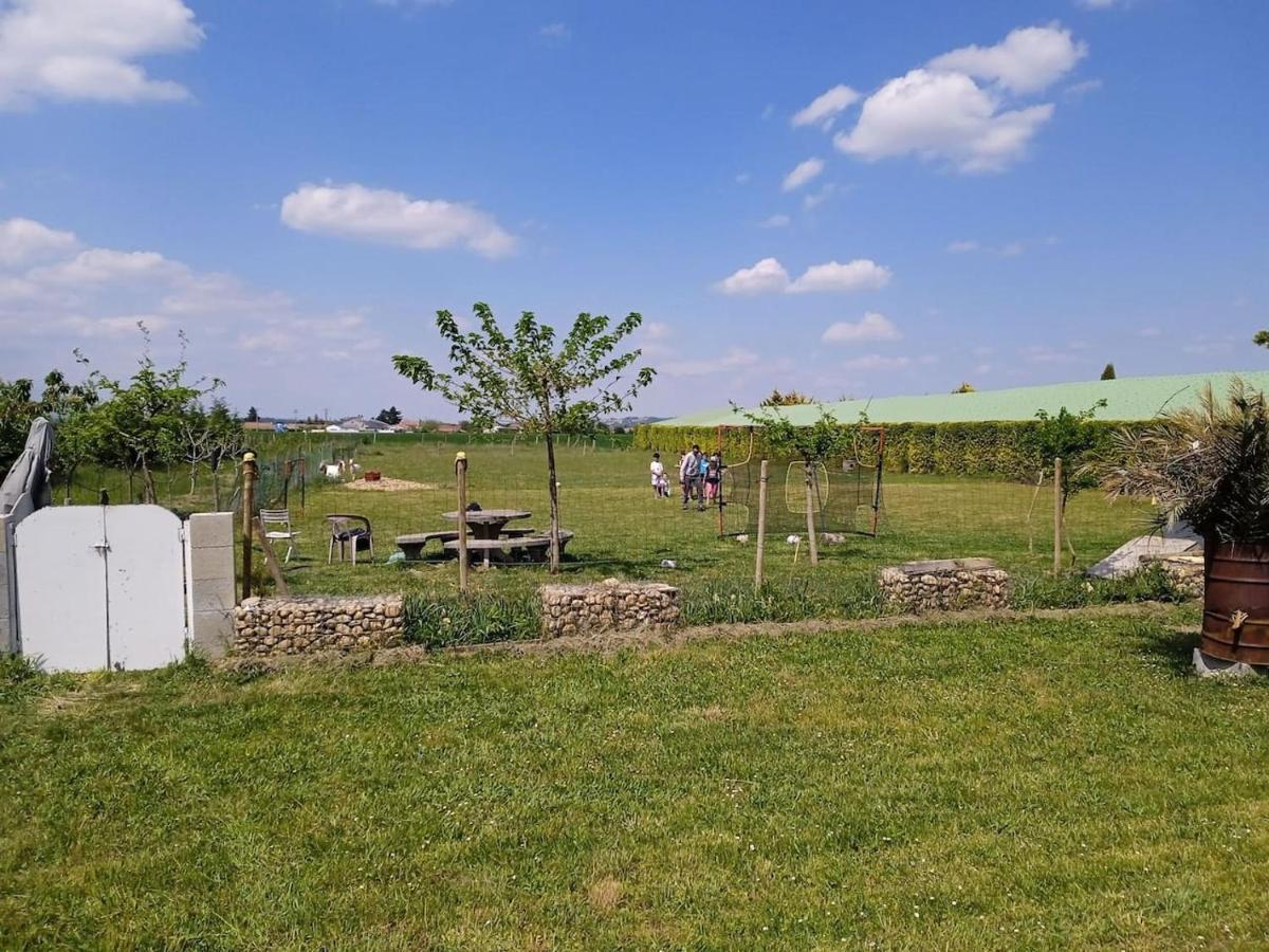 Charmante Maison Avec Piscine Anneyron Esterno foto